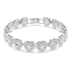 New Swarovski Arianna Grande Collection Clear Crystal Heart Bracelet